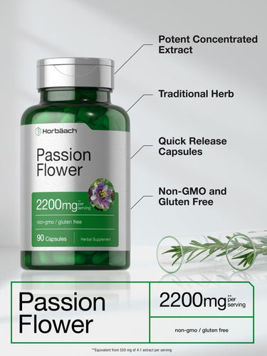 View 3 Passion Flower | 90 Capsules