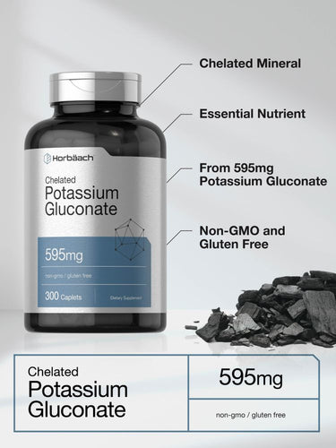 View 3 Gluconato de Potássio 595mg | 300 Comprimidos