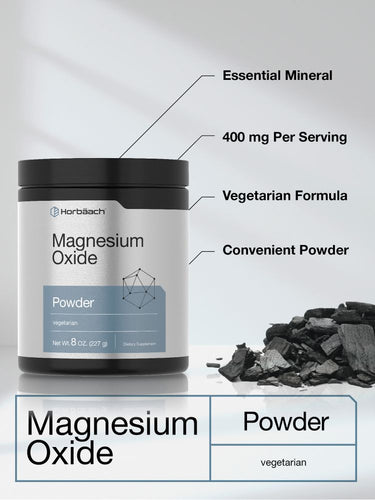 View 3 Magnesium Oxide 400mg | 8oz Powder