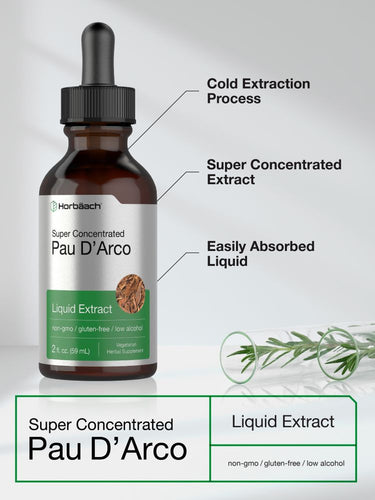Extrait de Pau D'Arco | Liquide de 2 oz