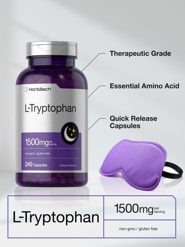 View 3 L-Tryptophan 1500mg pro Portion | 240 Kapseln