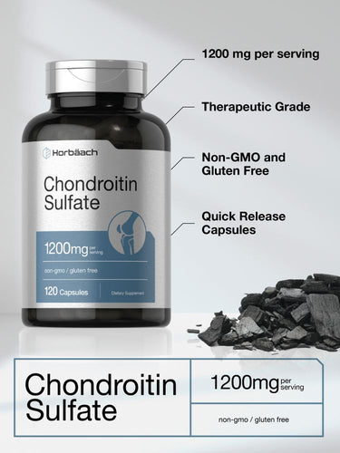 View 3 Sulfato de Condroitina 1200mg por porción | 120 Cápsulas