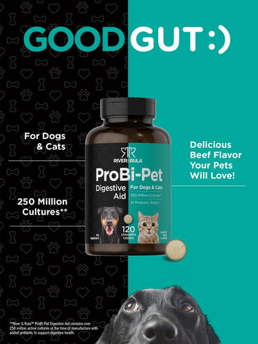 Probiotics for Dogs & Cat | 120 Tablets