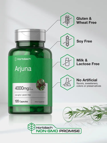 Estratto di Arjuna 4000 mg per dose | 120 Capsule