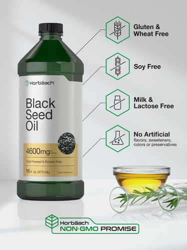 Black Seed Oil 4600mg per serving | 16oz Liquid