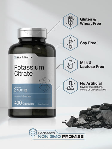 View 4 Potassium Citrate 275mg | 400 Capsules