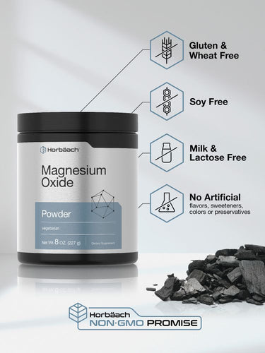 View 4 Magnesium Oxide 400mg | 8oz Powder