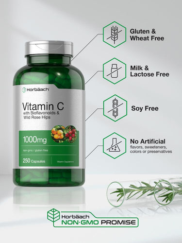 Vitamina C 1000mg | 250 Cápsulas