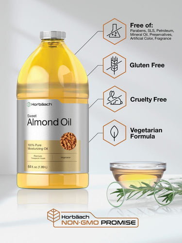 View 4 Sweet Almond Oil | 64oz Liquid