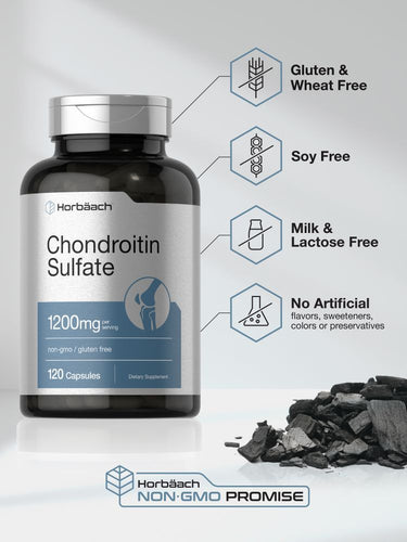 Sulfate de Chondroïtine 1200mg par portion | 120 Capsules