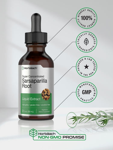 View 5 Extracto de Raíz de Zarzaparrilla | 60 ml Líquido