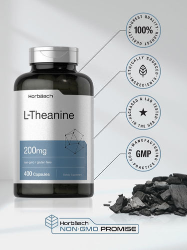 View 5 L-Teanina 200 mg | 400 Cápsulas