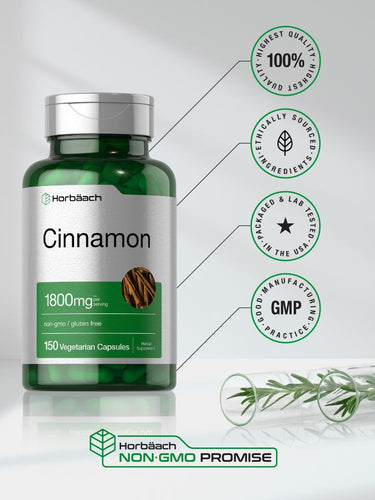 Cinnamon 1800mg per serving | 150 Capsules