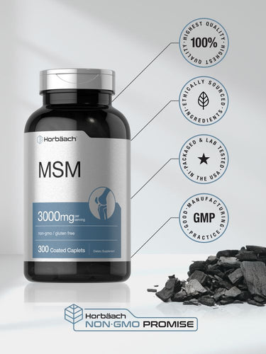 View 5 MSM 3000 mg por porción | 300 Comprimidos