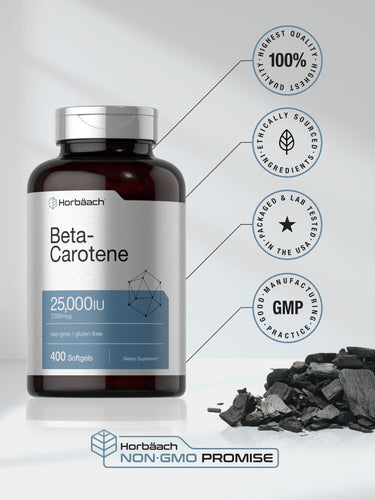 View 5 Beta Carotene 25000 IU | 400 Softgels
