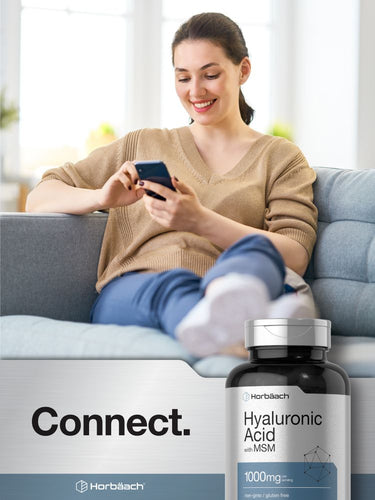 Acide Hyaluronique avec MSM 1000mg par portion | 120 Capsules