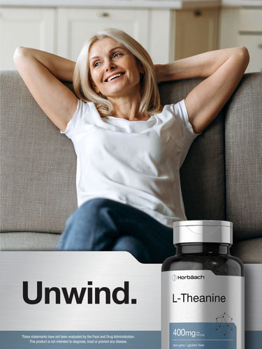 View 6 L-Theanine 400mg per serving | 120 Capsules