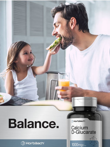 Kalzium D-Glucarate 1000mg pro Portion | 120 Kapseln