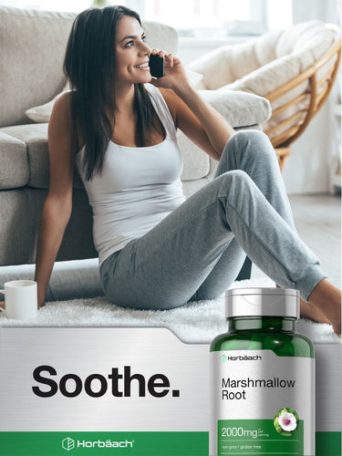 Marshmallow Root 2000mg per serving | 120 Capsules