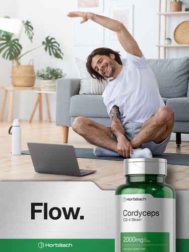 Cogumelo Cordyceps Sinensis 2000mg por porção | 200 Cápsulas