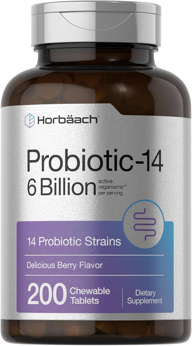 Probiotics 6 Billion CFUs per serving | 200 Tablets