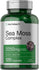 Bottle of Sea Moss Complex supplement with Horbaach branding on a white background