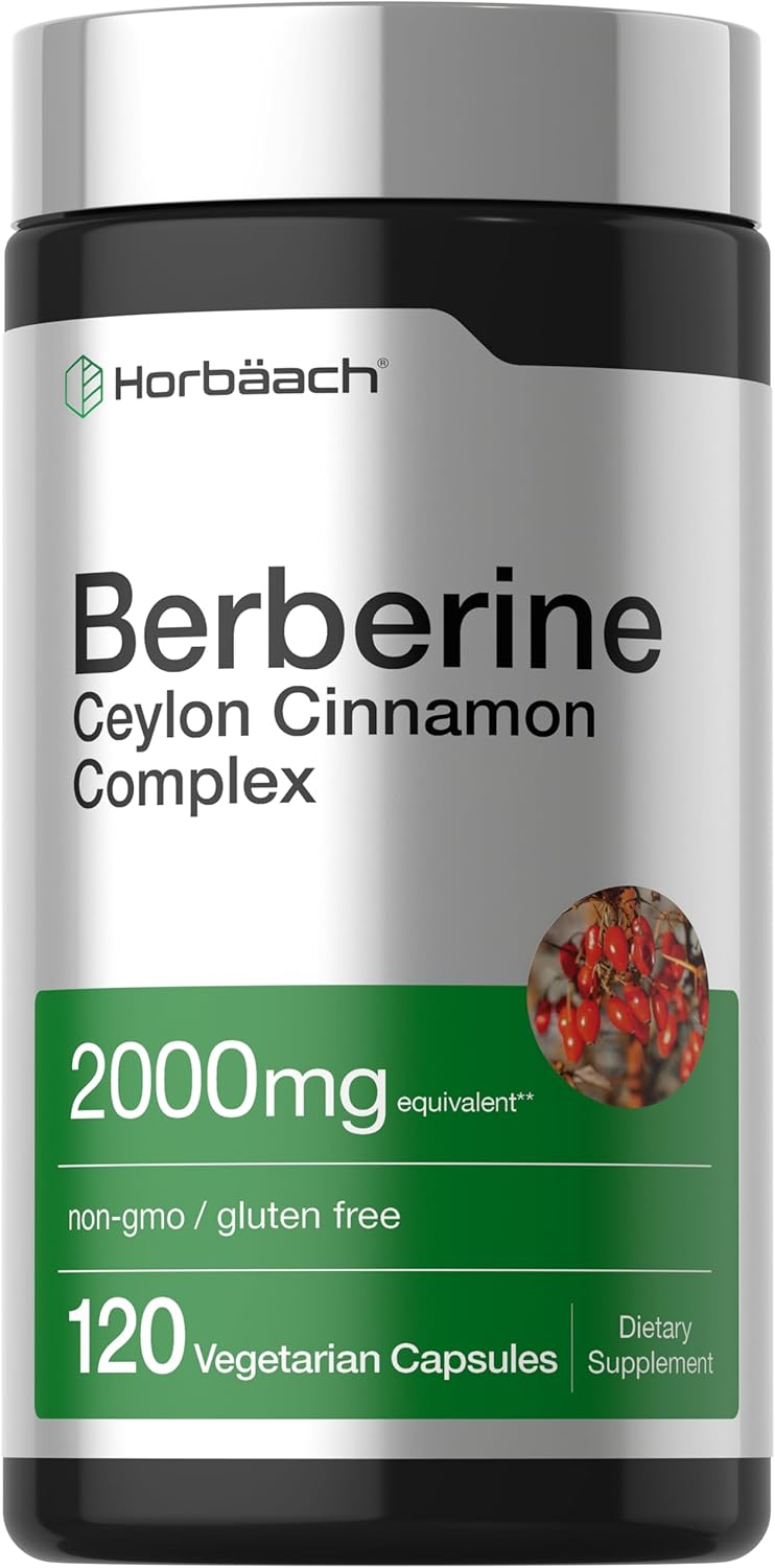 Berberine with Ceylon Cinnamon | 120  Capsules