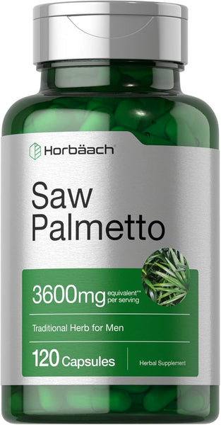 Saw Palmetto 3600 Mg – 120 Gélules Vegan Pour La Prostate Et Le Confort Urinaire | Coolkin