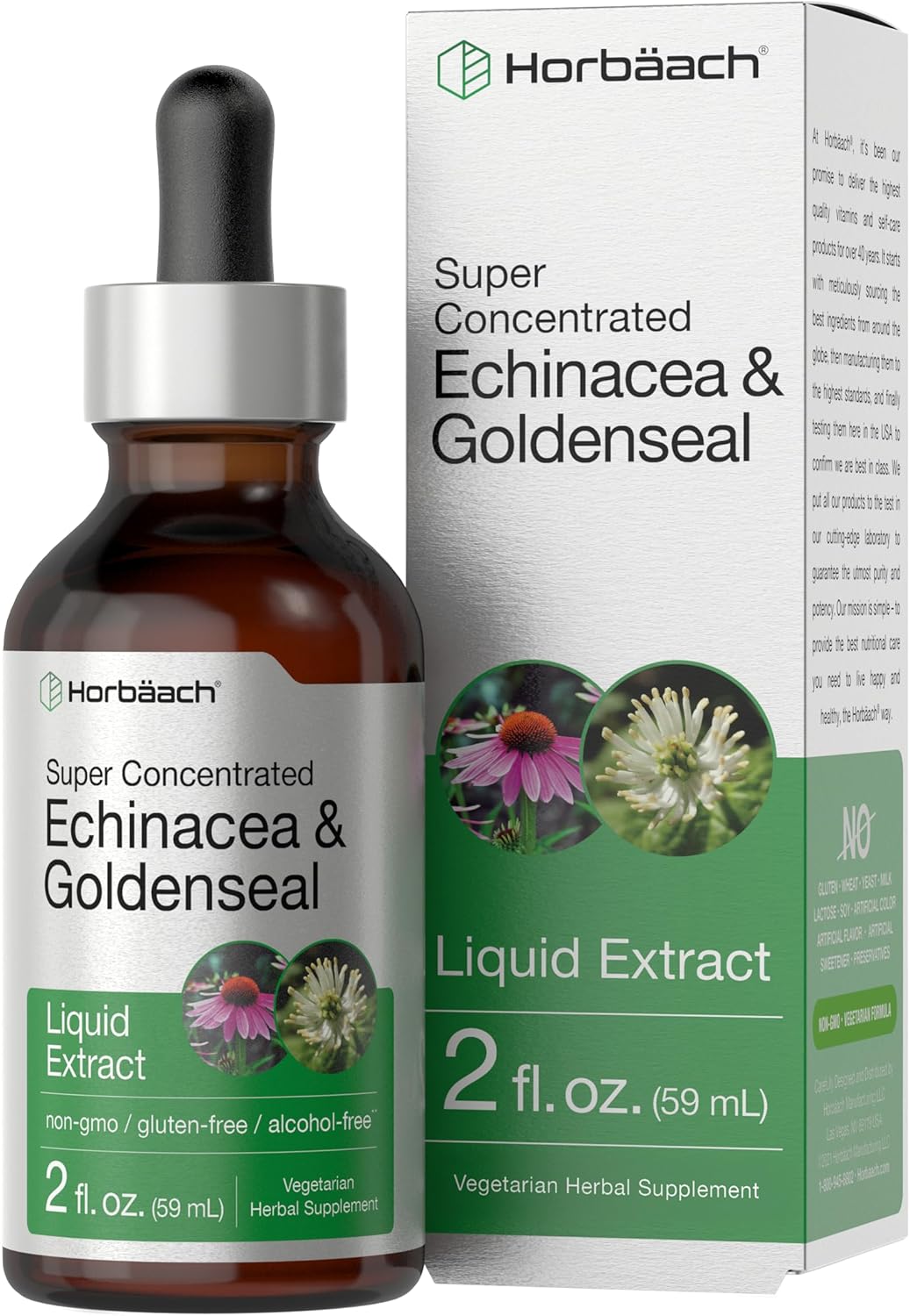 Echinacea Goldenseal Extract | 2oz Liquid