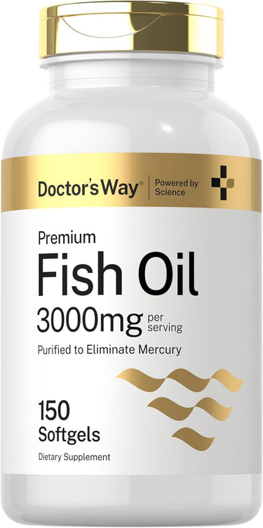 View 1 Fish Oil 3000mg per serving | 150 Softgels