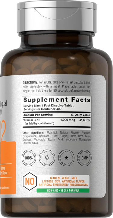 Vitamin B12 1000mcg | 400 Tablets