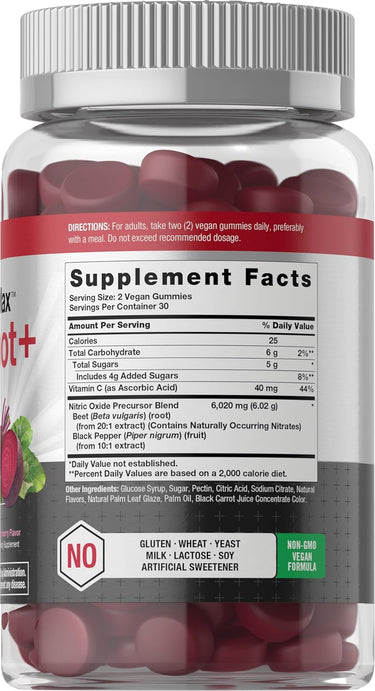 Nitric Oxide with Beet | 60 Gummies