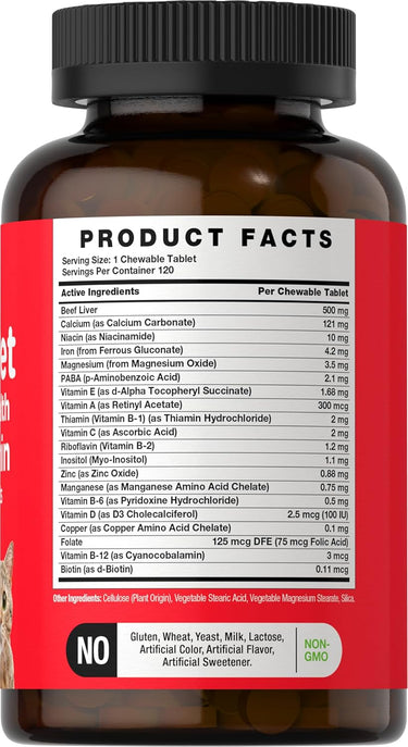 View 2 Multivitamines pour Chiens et Chats | 120 Comprimés à Mâcher