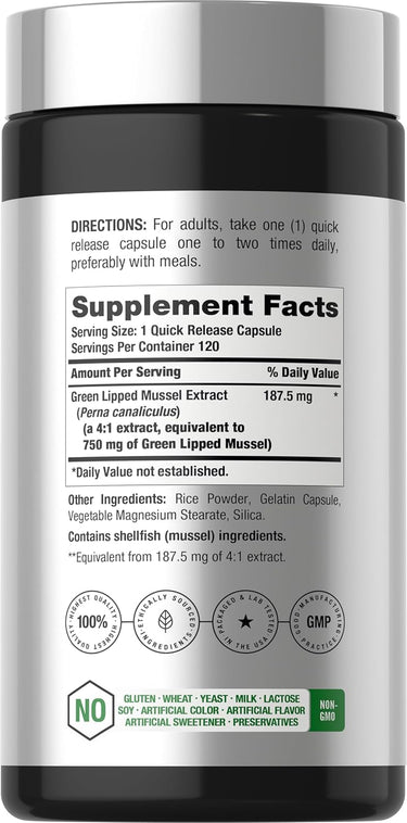 View 2 Green Lipped Mussel | 120 Capsules