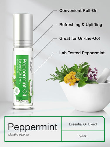 Peppermint Essential Oil | .33oz Liquid