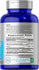 Blue supplement bottle with label showing 'Supplement Facts' on a white background