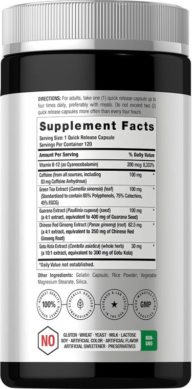 View 2 Booster d'Énergie | 120 Capsules