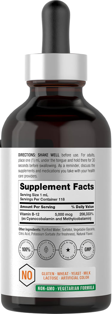 View 2 Vitamina B-12 5000mcg | 4oz