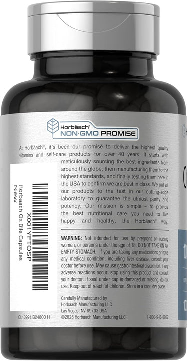 Supplement bottle with label on a white background