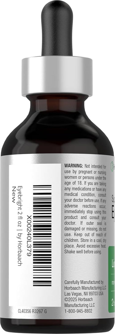 Tincture bottle with dropper labeled 'Herbacta' on a white background