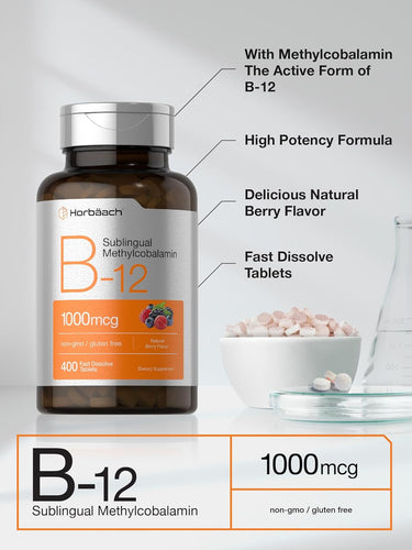 Vitamin B12 1000mcg | 400 Tablets