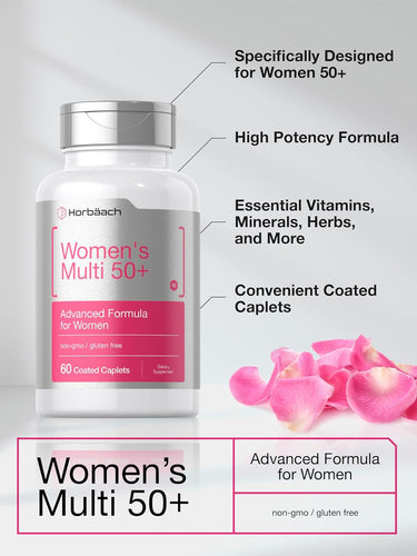 Multivitamin for Women 50 Plus | 60 Caplets