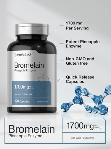 Bromelain 1700mg per serving | 120 Capsules