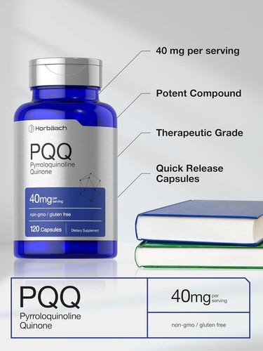 PQQ 40mg (Pyrroloquinoline Quinone) | 120 Capsules