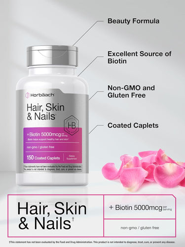 View 4 Complesso Capelli, Pelle e Unghie | 150 Compresse