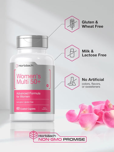 Multivitamin for Women 50 Plus | 60 Caplets