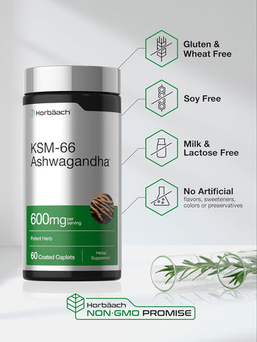 View 5 KSM-66 Ashwagandha 600mg por porção | 60 Comprimidos
