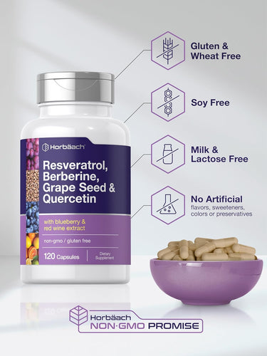 Supplement bottle with ingredients and dietary freedom claims on a white background