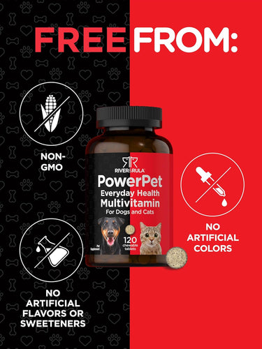 View 5 Multivitamines pour Chiens et Chats | 120 Comprimés à Mâcher