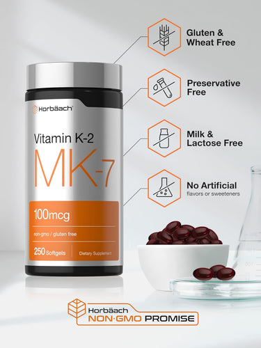 View 5 Vitamine K-2 MK7 100mcg | 250 Gélules